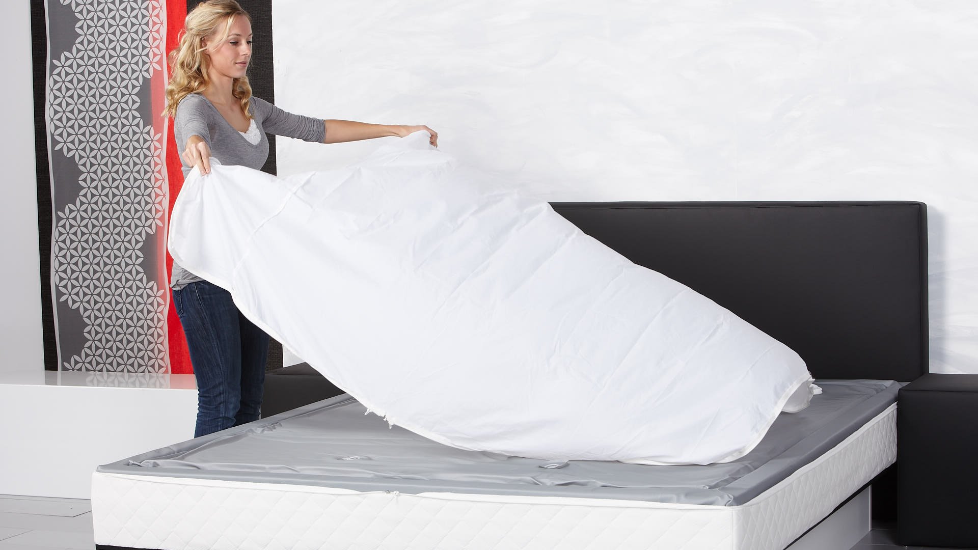 waterbed anti-allergische hygiënische tussenlaag 